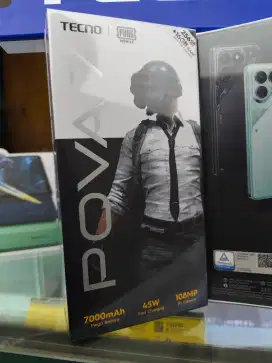 Tecno Pova 7 8GB+8GB/256GB ,Baru,Segel Box,Garansi Resmi,Original