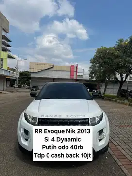 Range rover Evoque 2013 si4 dynamic dp0 cashback 10jt 2014 putih