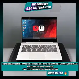 Hp Probook 430 G6 Core i5 8265U Gen8 Ram8/256GB Layar Hd Touch