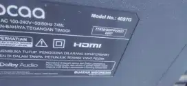 Tv LED Coocaa 40in smart android digital normal