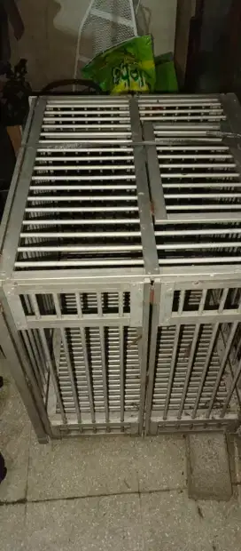 Kandang aluminium anjing kucing