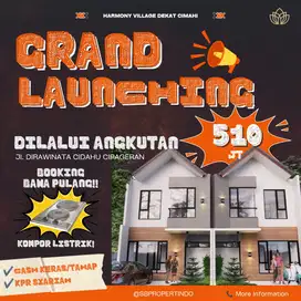 Cari rumah bisa KPR gak pake ribet, di Harmony Village Cipageran aja!