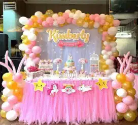 Dekorasi badut balon ulang tahun anak