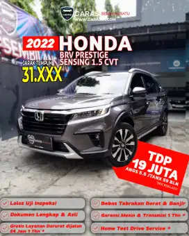 ‼️TDP 19 jt ‼️ HONDA BRV Prestige Sensing 1.5 At 2022