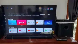 TV POLYTRON 50  4K Smart Cinemax Soundbar