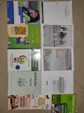 13 Buku Latihan Bahasa Jerman, grammar, novel, drill book, level A1-B1