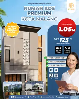 RUMAH KOS SAMPING FK KAMPUS MUHAMADYAH KOTA MALANG
