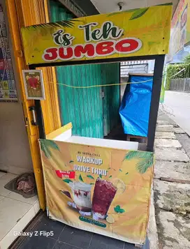 Gerobak es teh jumbo