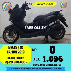 YAMAHA NMAX OLD TAHUN 2019 BERGARANSI, MESIN HALUS, BODI MULUS