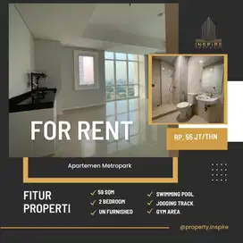 Sewa murah 2br best price di Aprt Metropark lokasi strategus