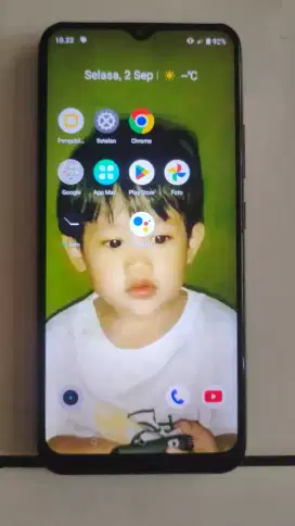 Jual saja hp realme c21y ram 4/64 gb batangan normal minus pemakaian..