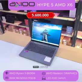AXIOO HYPE 5 AMD X6 AMD Ryzen 5 6600H FHD 14inch RAM 16GB SSD 512GB