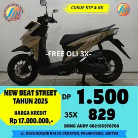 HONDA NEW BEAT STREET TAHUN 2025 SIAP PAKAI, GRATIS SERVIS, FREE OLI
