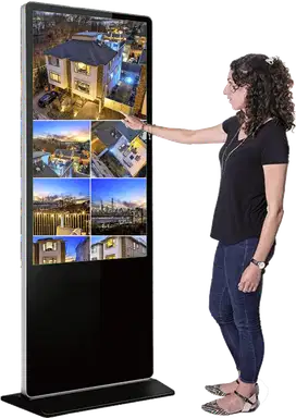 49 Full HD - Standing LCD Digital Poster Kiosk, Touch, Android