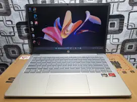 Laptop Hp 14 Ryzen 5 ram 8gb ssd 512gb FHD Backlit Garansi on 2026