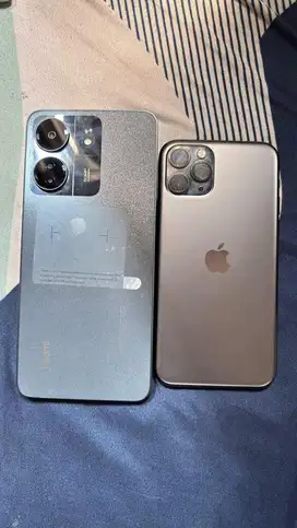 Iphone 11 pro (inter) + Redmi 13 C