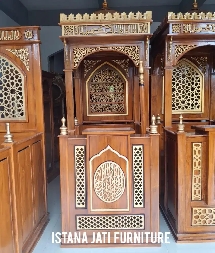 Mimbar masjid minimalis mimbar khutbah