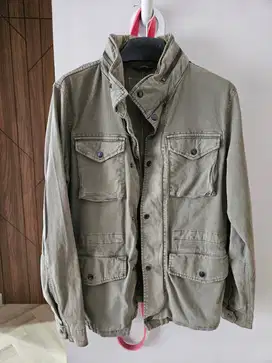 Jaket Parka Hijau Army