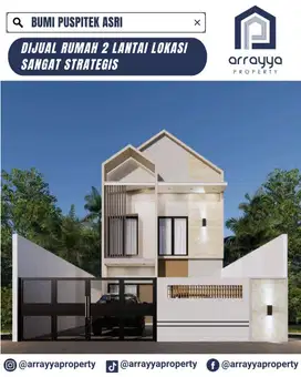 RUMAH BARU 2 LANTAI!! LUAS DAN NYAMAN DI BUMI PUSPITEK ASRI. EN662
