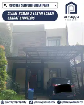 RUMAH 2 LANTAI CLUSTER SERPONG GREEN PARK 2 LANTAI .DM59.
