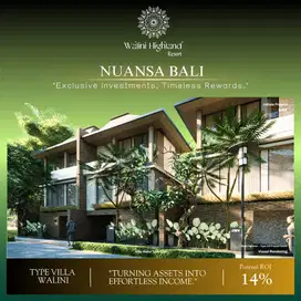 Rumah Villa Wanili Highland Resort Investasi Bandung Barat