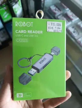 CARD READER ROBOT USB TYPE-C .BARU!!!SEGEL!!!