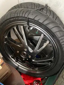 Velg skywave black crome