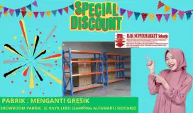 Rak gudang supermarket