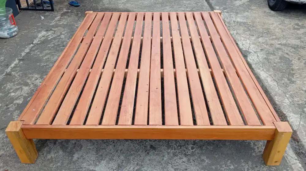Dipan kayu jati/bale2