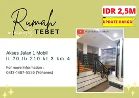 Rumah Minimalis 3 Lantai Tebet Jakarta Selatan
