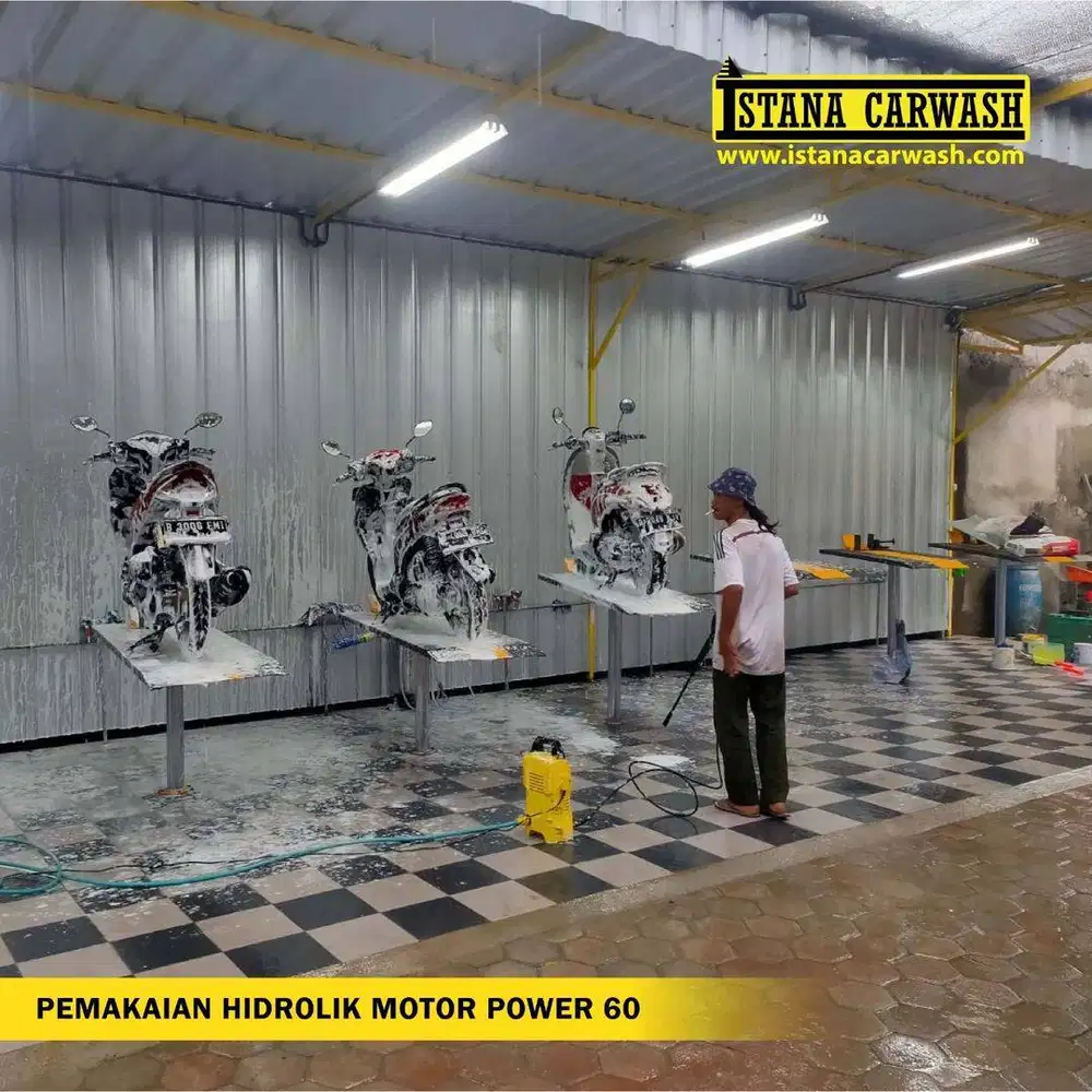 Hidrolik Cuci Motor Ikame