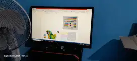 Monitor komputer Led LG 24 in tanpa kaki