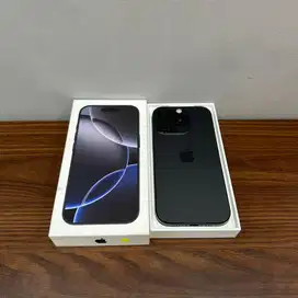 Dijual iphone 16 pro 128gb Black bekas garansi ibox