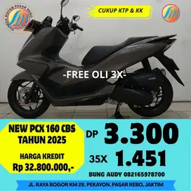 HONDA PCX 160 CBS TAHUN 2025 MESIN HALUS, BODI MULUS, SIAP PAKAI