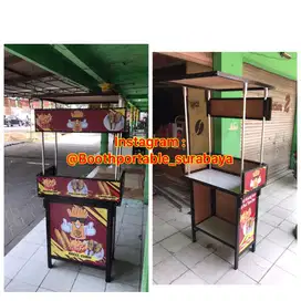 Booth portable rombong lipat murah