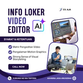 INFO LOKER KONTEN EDITOR
