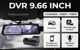 Dashcam DVR Depan belakang Live