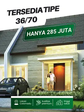 Rumah Modern Minimalis Tipe 36/70 di Colomadu – Hanya 285 Juta