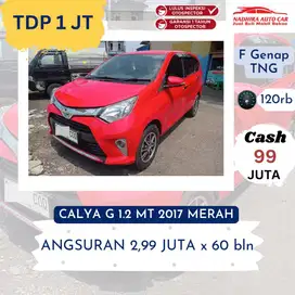 TDP Hanya 1 Juta Calya G 1.2 MT 2017 Merah