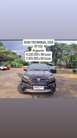 ALL NEW RUSH 1.5 TRD MANUAL 2019