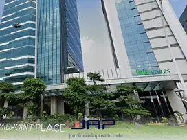 Sewa Kantor Mid Point Place 513M2 Bare Strategis Dekat KRL Tanah Abang