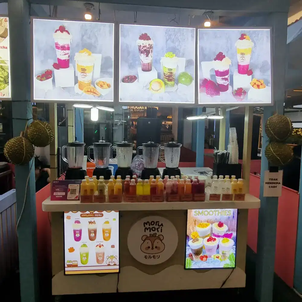 Jualan jus dan smoothies
