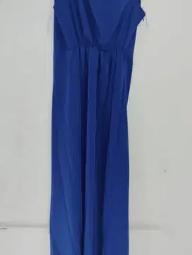 Dress Wanita Warna Biru Ukuran S