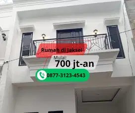 Rumah 2 Lantai + Rooftop Jagakarsa – Promo Cash 875 Juta Only