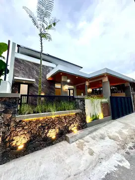 Rumah TROPIS MODERN 1 Lantai dengan TANAH LUAS Idaman Keluarga