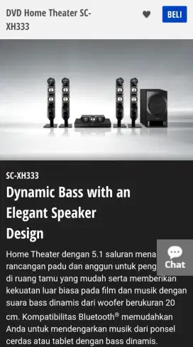 Home teather Panasonic