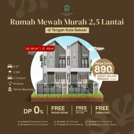 Promo Dijual Rumah Murah Strategis Bebas Banjir (MP BAFTA) Kota Bekasi