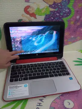 Notebook murah hp pavilion 11 x360 touchscreen ram 4 HDD 500gb