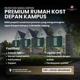 Rumah Kost Stategis Depan Kampus
