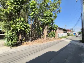 Tanah murah deket jalan raya cocok untuk kos gudang atau tempat tingga